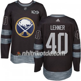 Buffalo Sabres Trikot Robin Lehner 40 1917-2017 100th Anniversary Adidas Schwarz Authentic - Herren